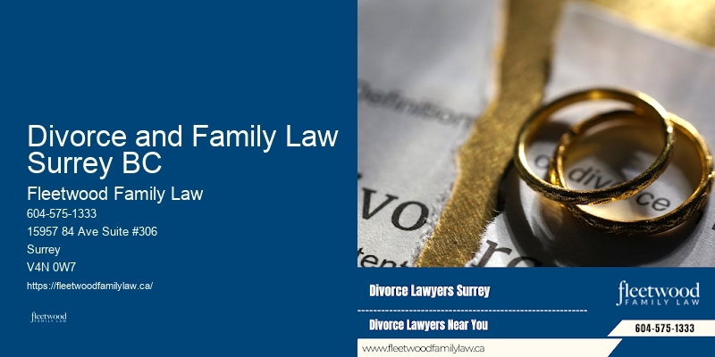 Divorce and Family Law Surrey BC BC Family Law Advice