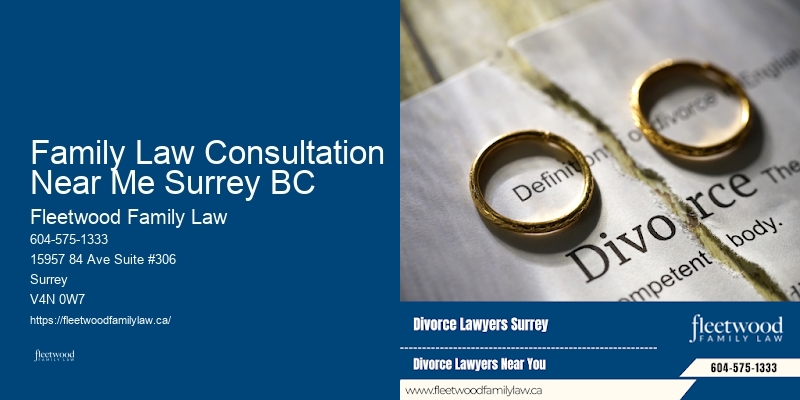 Legal Support for Spousal Support Claims Family Law Consultation Near Me Surrey BC BC
