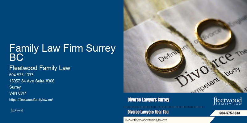 Family Law Firm Surrey BC BC Family Law Services for Divorcing Couples