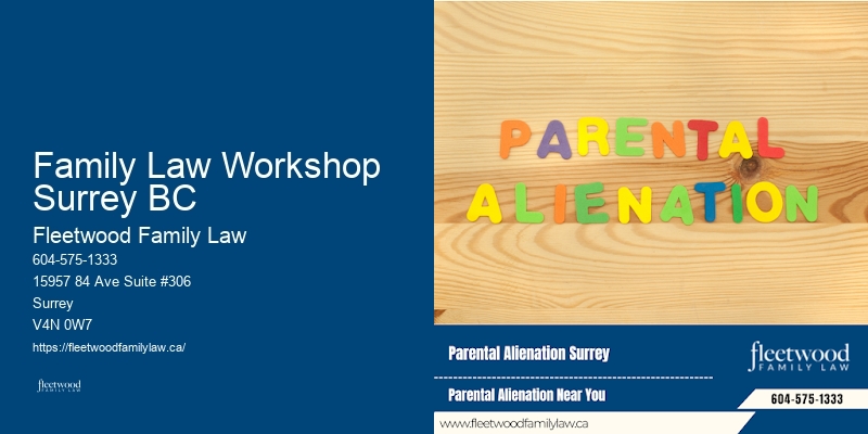 Family Law Workshop Surrey BC BC Family Law Advocates