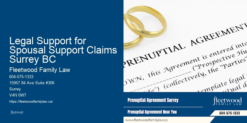 Family law lawyer Legal Support for Spousal Support Claims Surrey BC BC consultations