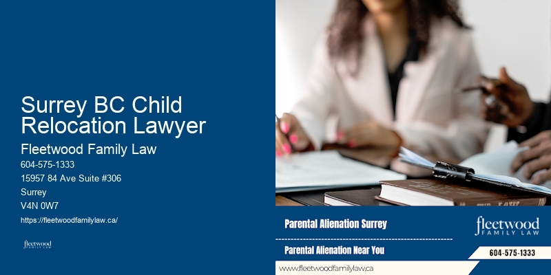 Surrey BC Child Relocation Lawyer BC Child Access Lawyer