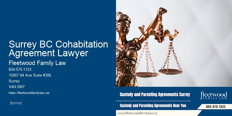 Marriage Dissolution Attorneys Surrey BC Cohabitation Agreement Lawyer BC