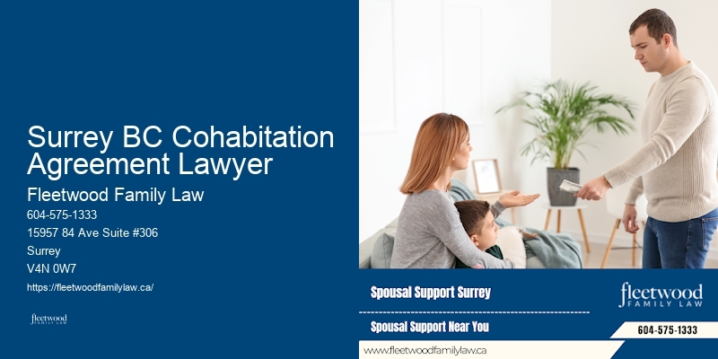 Surrey BC Cohabitation Agreement Lawyer BC Legal Services for Family Law