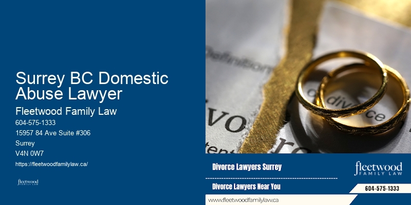 Family Law Disputes Surrey BC Domestic Abuse Lawyer BC