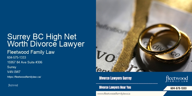 Divorce and family law advice Surrey BC High Net Worth Divorce Lawyer BC
