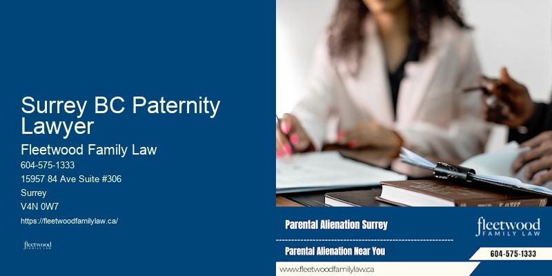 Surrey BC Paternity Lawyer BC Family Law Attorney