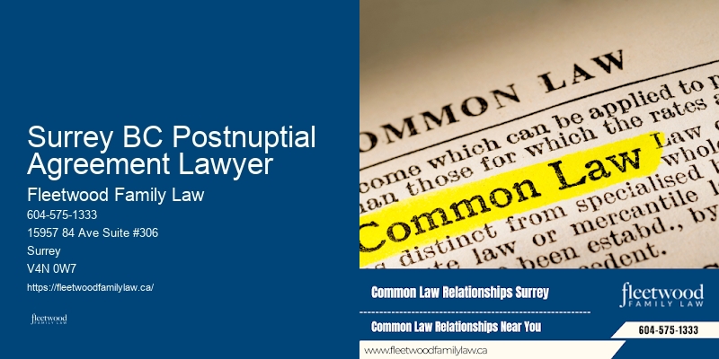 Divorce Settlement Negotiators Surrey BC Postnuptial Agreement Lawyer BC