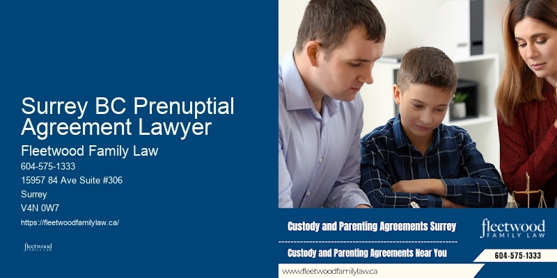 Surrey BC Prenuptial Agreement Lawyer BC Family Law Case Management