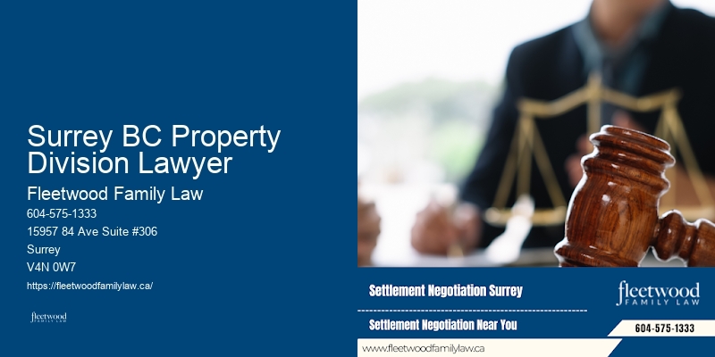 Surrey BC Property Division Lawyer BC Divorce Lawyer