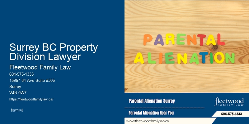 Surrey BC Property Division Lawyer BC Legal Family Services
