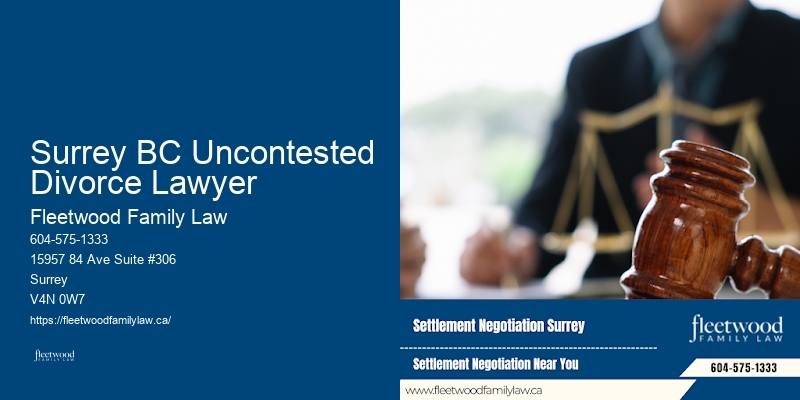Family Law Mediation Services Surrey BC Uncontested Divorce Lawyer BC