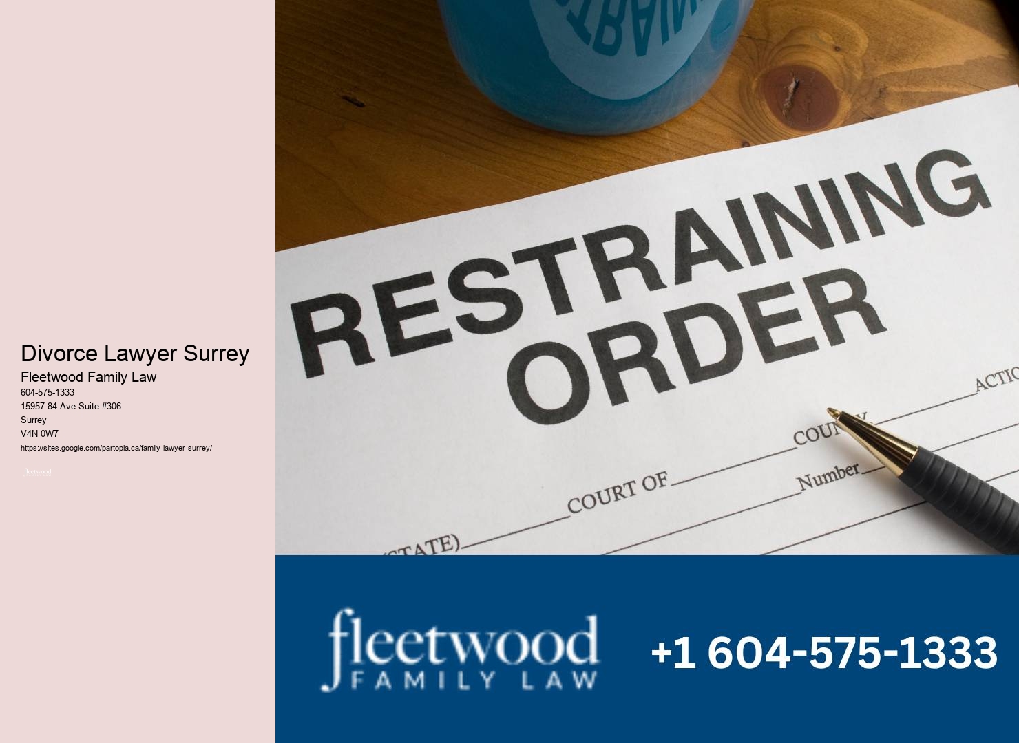 Child Custody Lawyer Surrey
