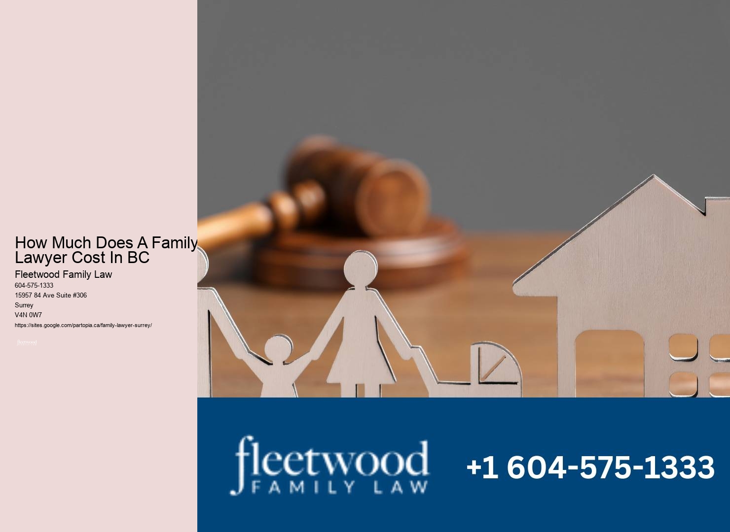 How Much Does A Family Lawyer Cost In BC