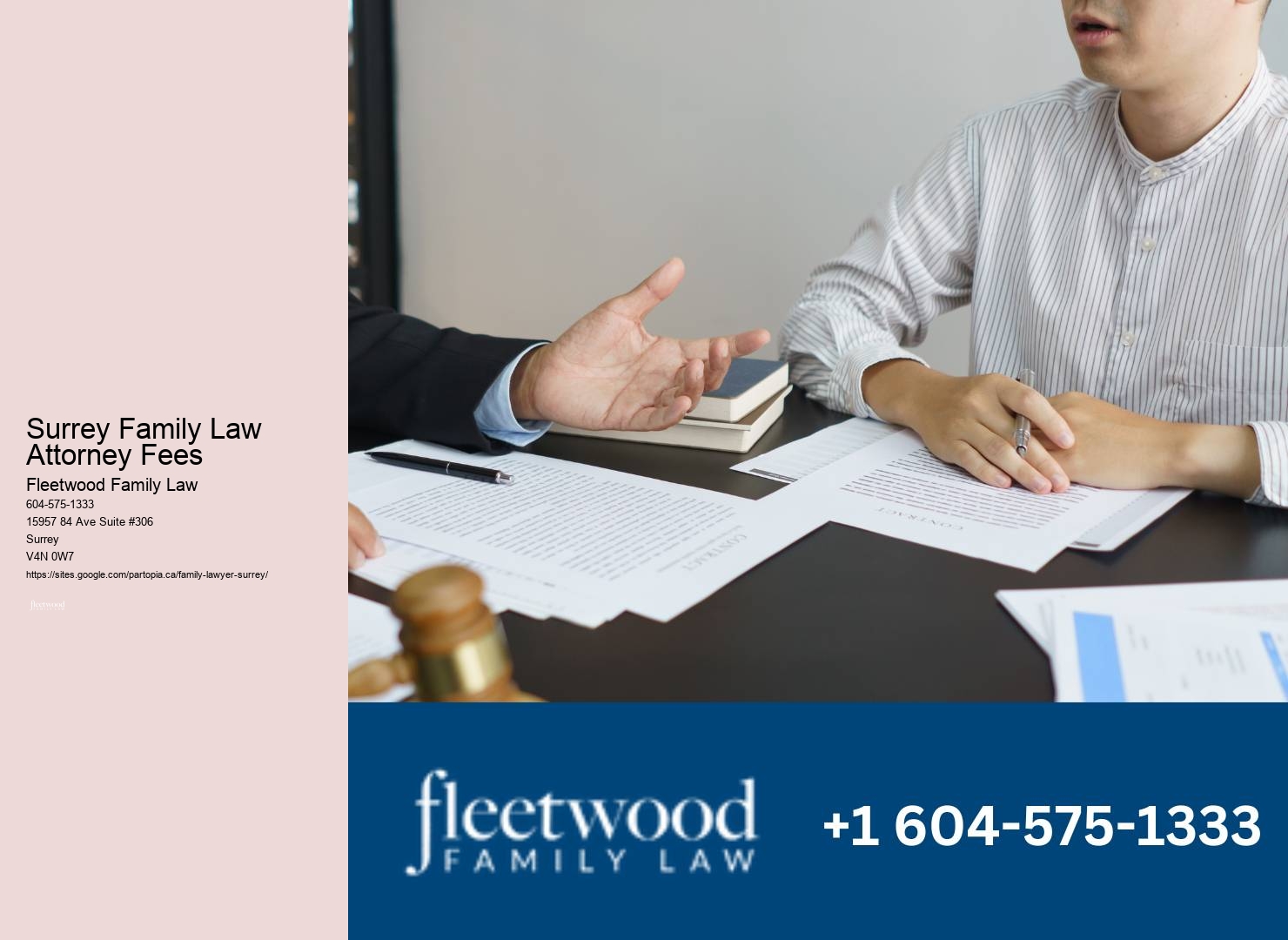 Child custody lawyer fees