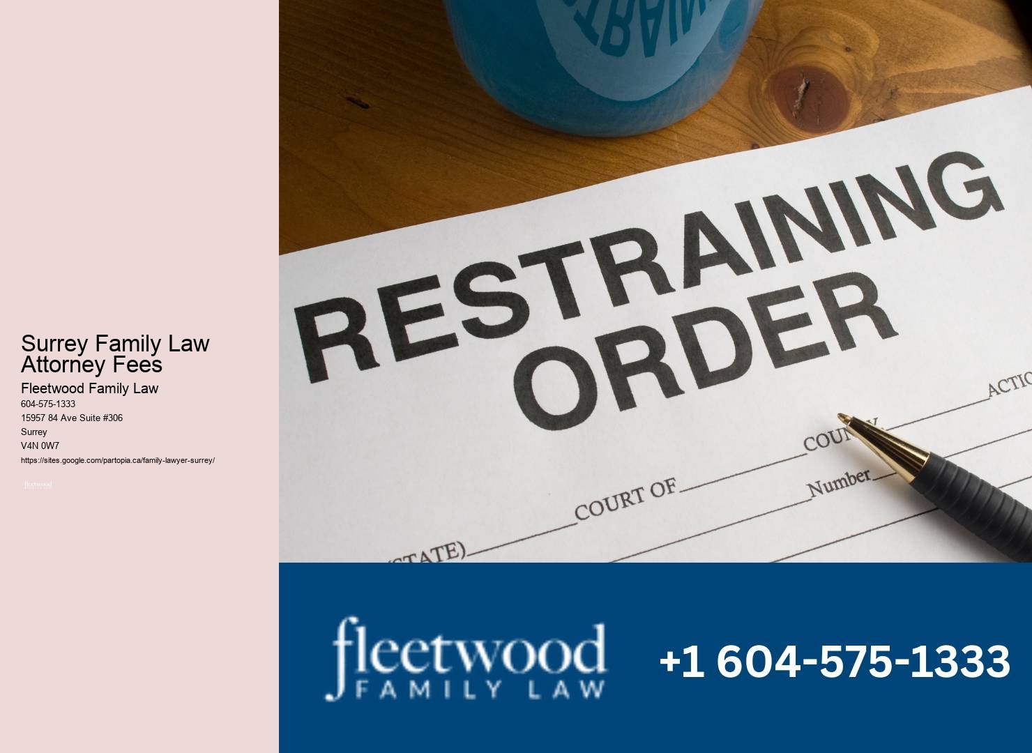 Surrey child custody legal consultation