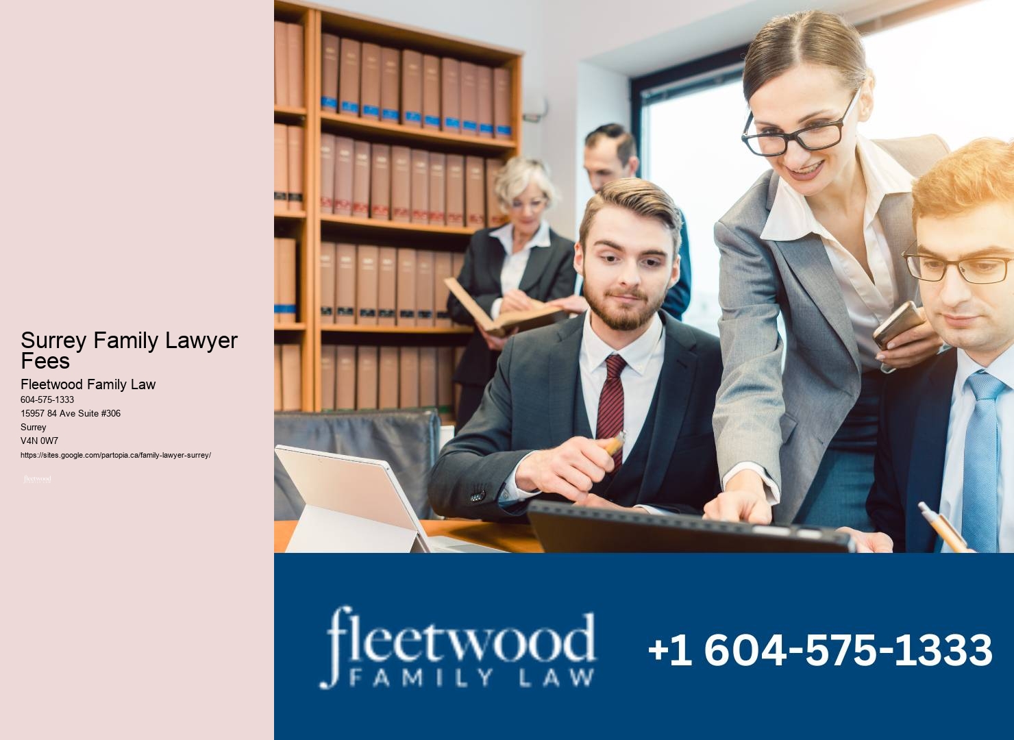 Surrey Family Lawyer Fees
