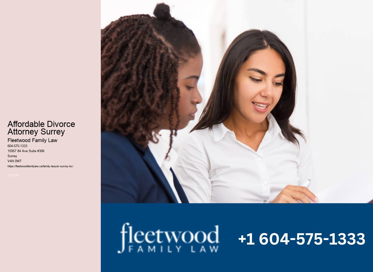 Affordable Divorce Attorney Surrey Complex Divorce Lawyer