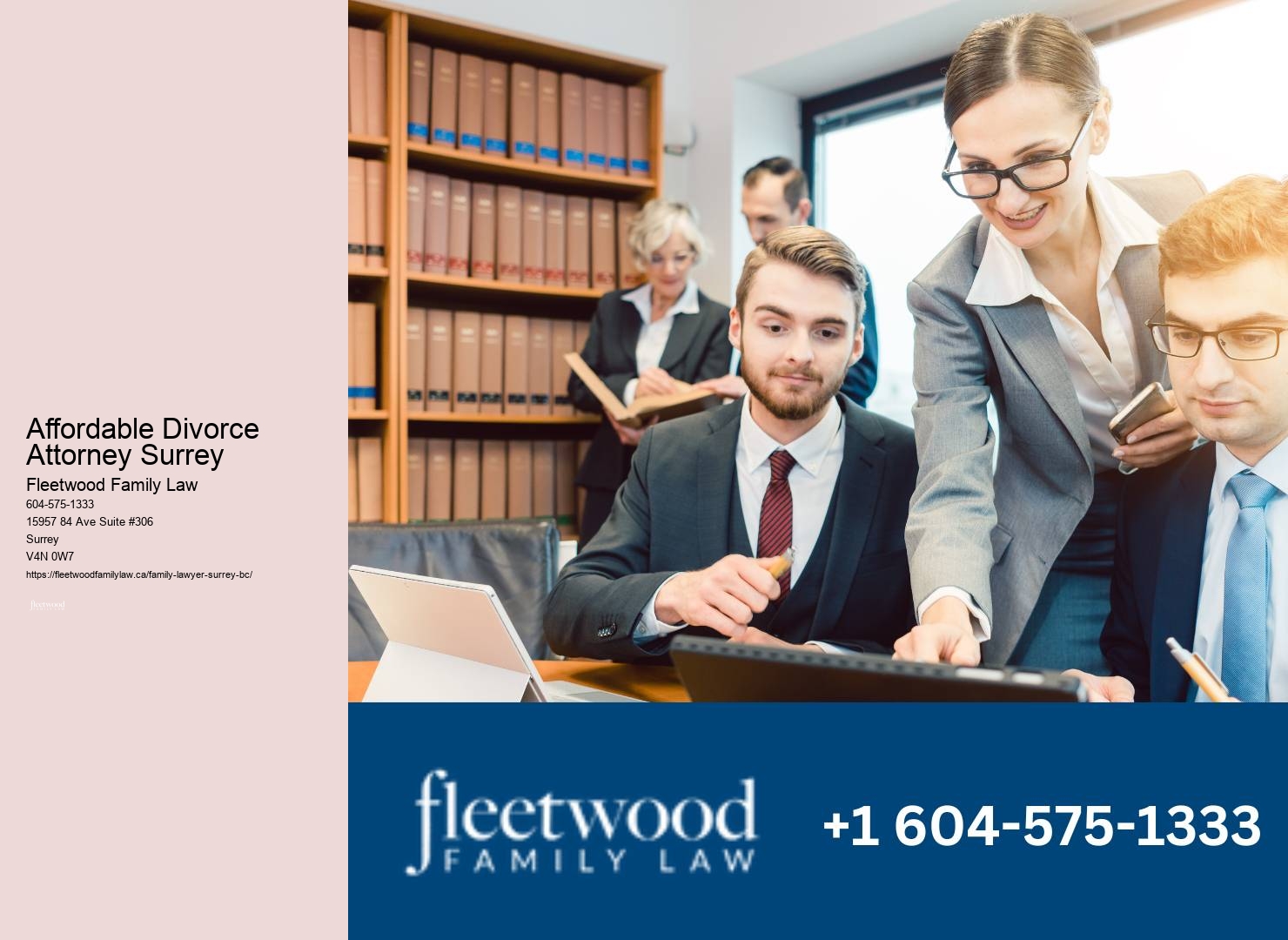 Affordable Divorce Attorney Surrey Marital Settlement Agreement Lawyer