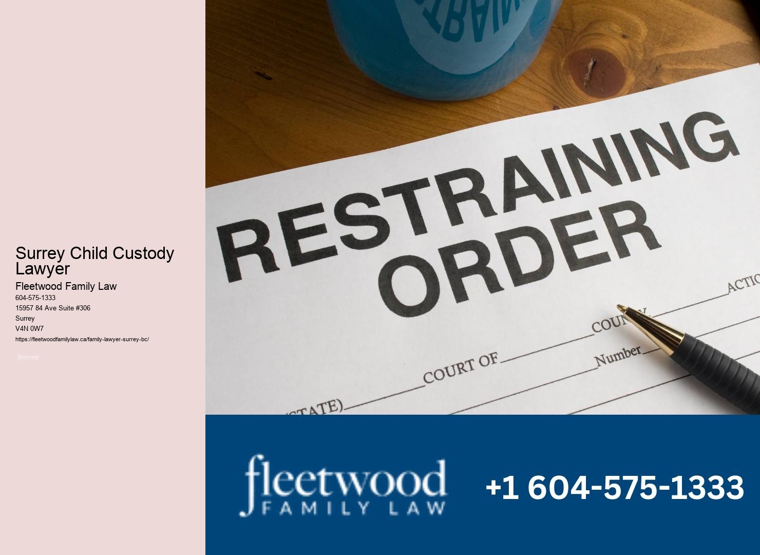 Adoption Lawyers Surrey Child Custody Lawyer