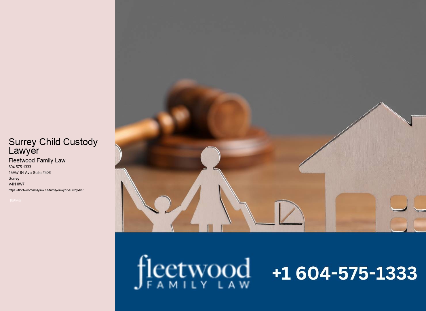 Surrey Child Custody Lawyer Family Law Attorney Near Me