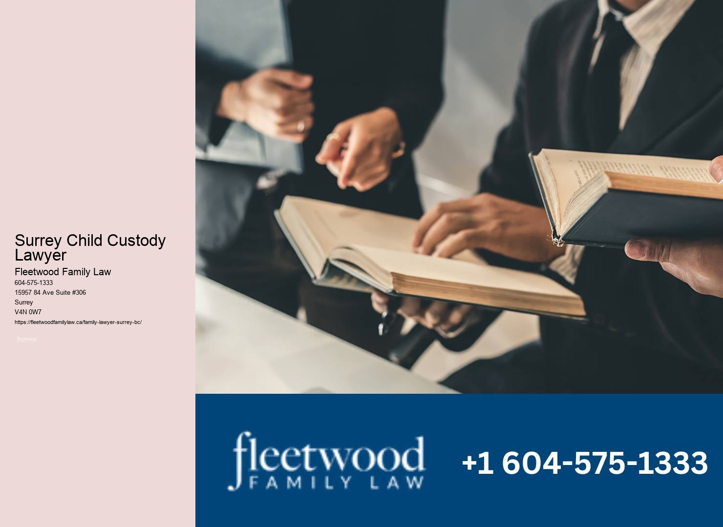 Child Custody Services Surrey Child Custody Lawyer