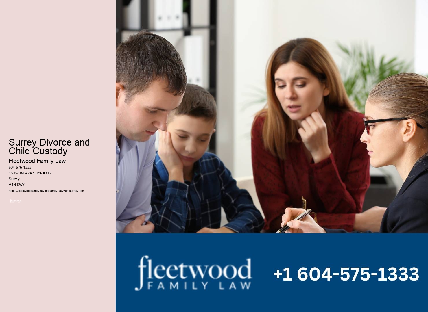 Best Surrey Divorce and Child Custody Family Law Services