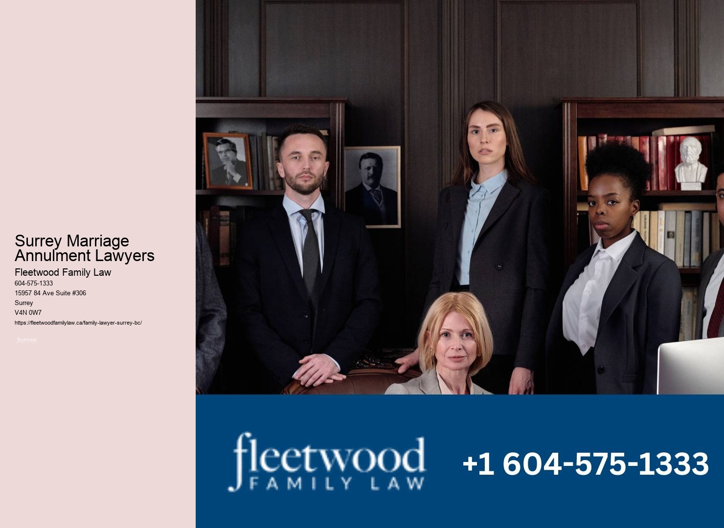 Surrey Marriage Annulment Lawyers Divorce and Family Law