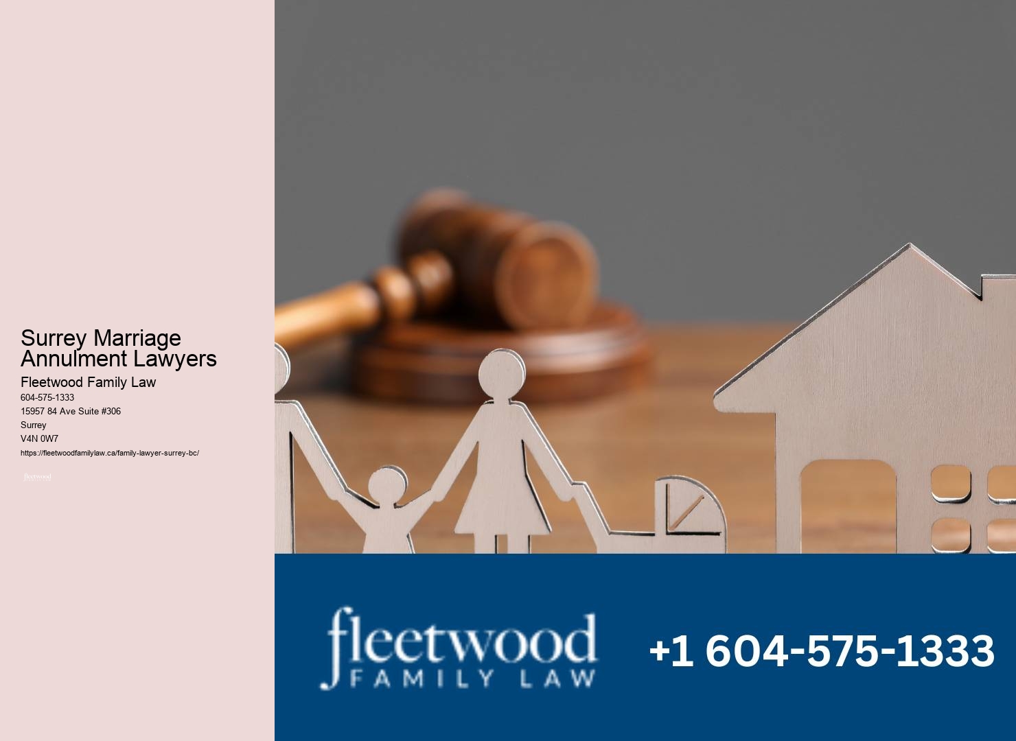 Surrey Marriage Annulment Lawyers Family Law Legal Assistance