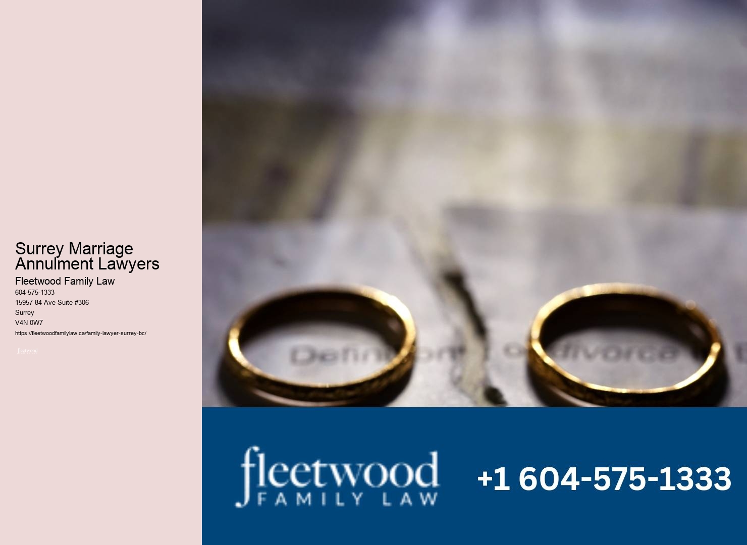 Leading Family Lawyer Surrey Marriage Annulment Lawyers