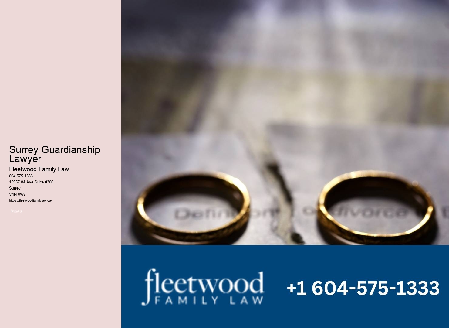 Professional Surrey Guardianship Lawyer Family Law Support
