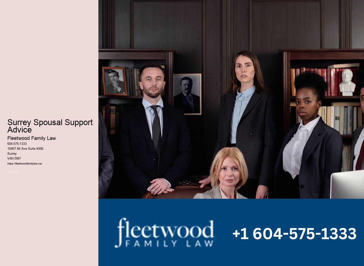 Reputed Family Lawyer in Surrey Spousal Support Advice