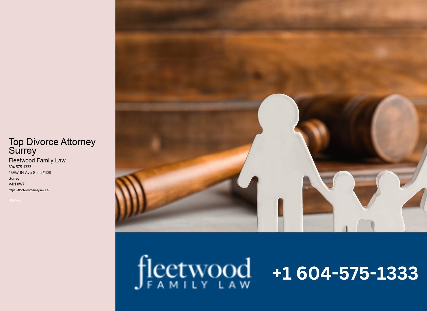 Family Legal Services Top Divorce Attorney Surrey