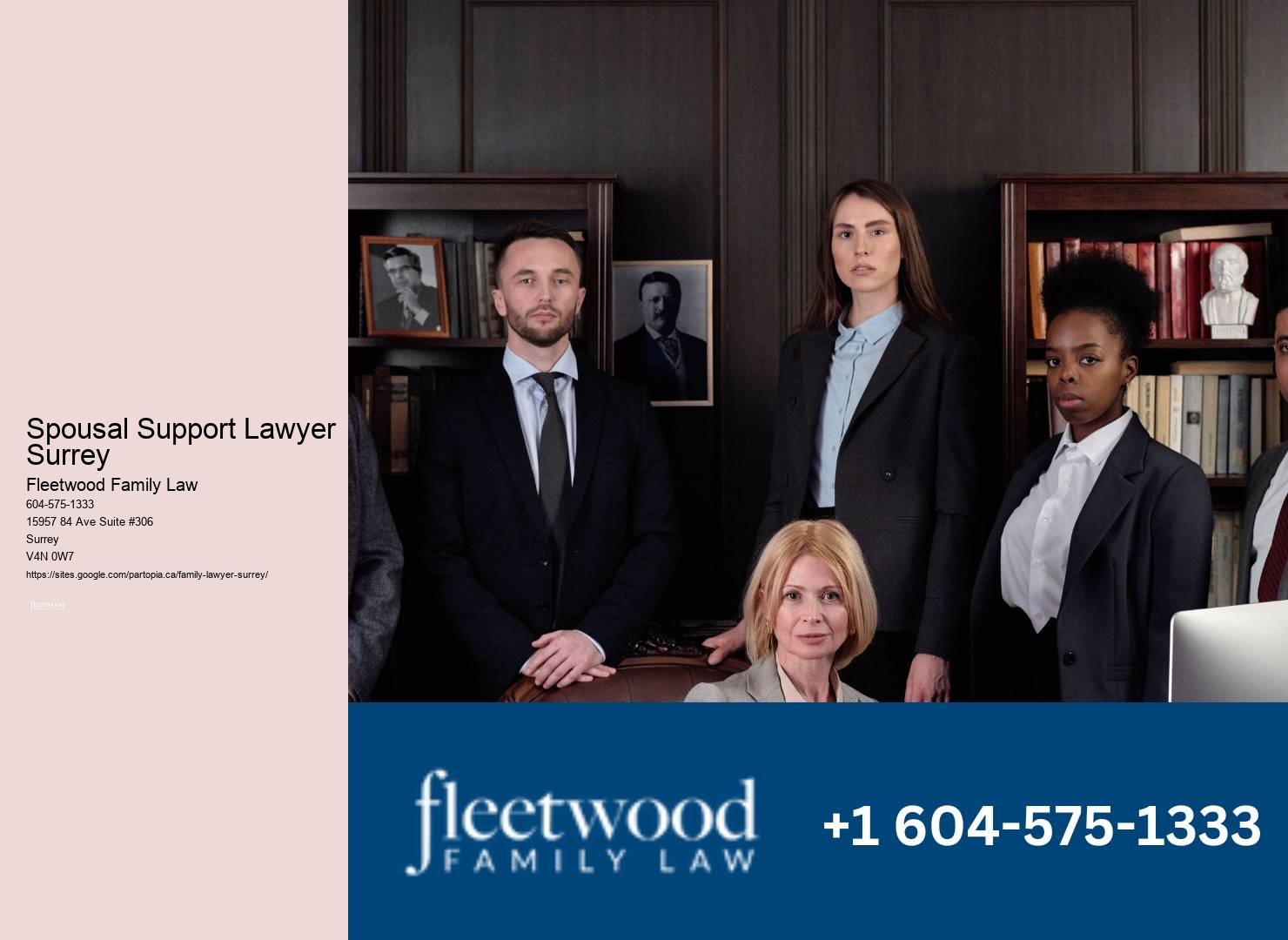 Proven Spousal Support Lawyer Surrey Family Legal Advice