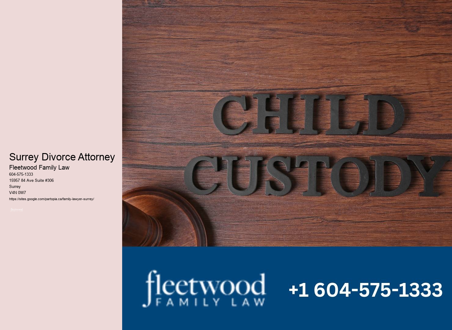 Surrey Divorce Attorney Family Law Consultation