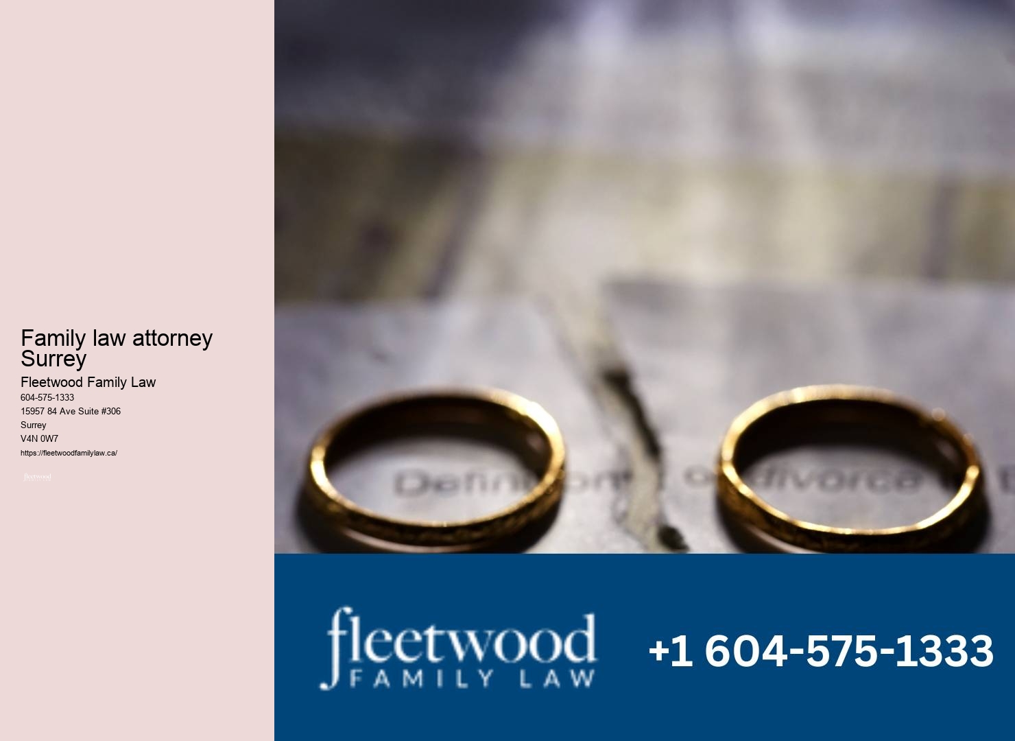 Parental rights lawyer services Family law attorney Surrey