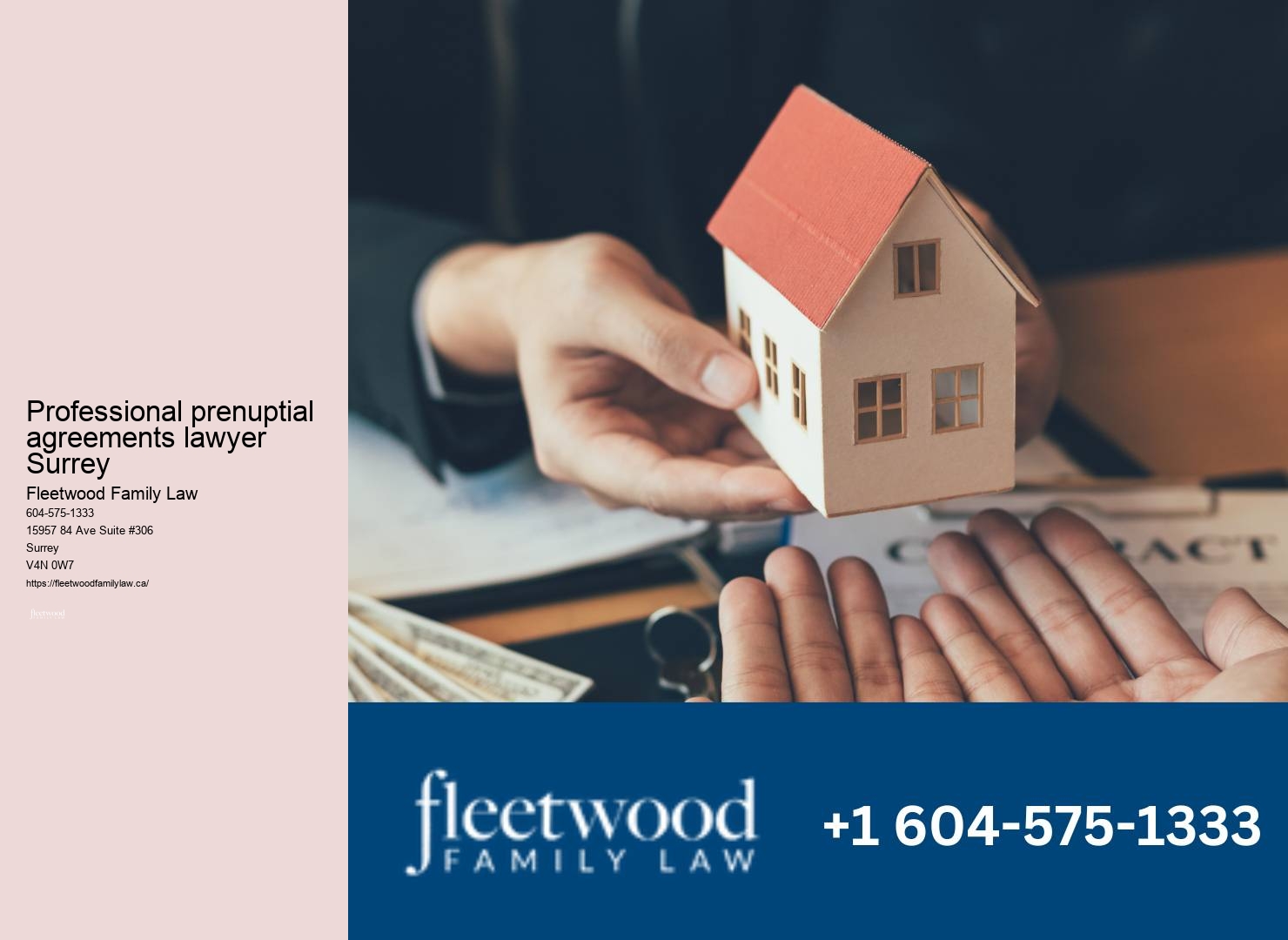 Professional prenuptial agreements lawyer Surrey legal advice for families