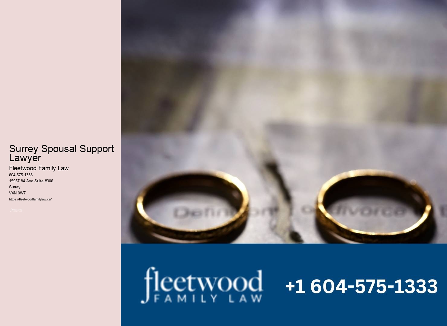 Divorce lawyer cost Surrey Spousal Support Lawyer