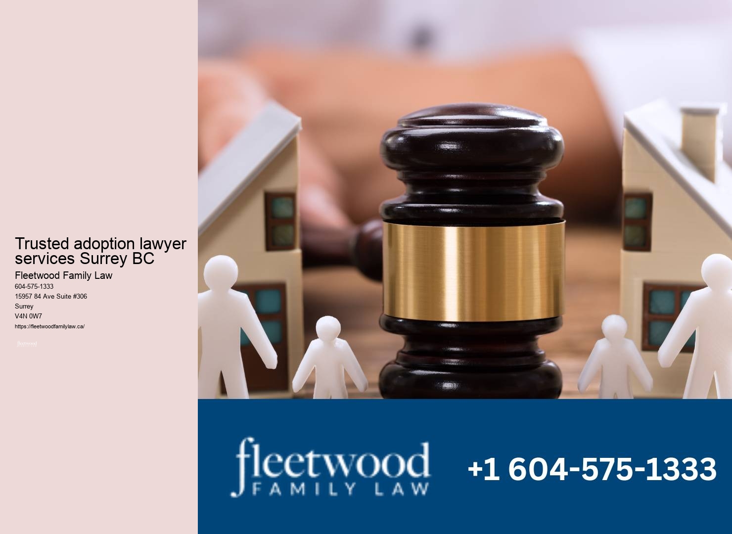 Family legal advice and support Trusted adoption lawyer services Surrey BC