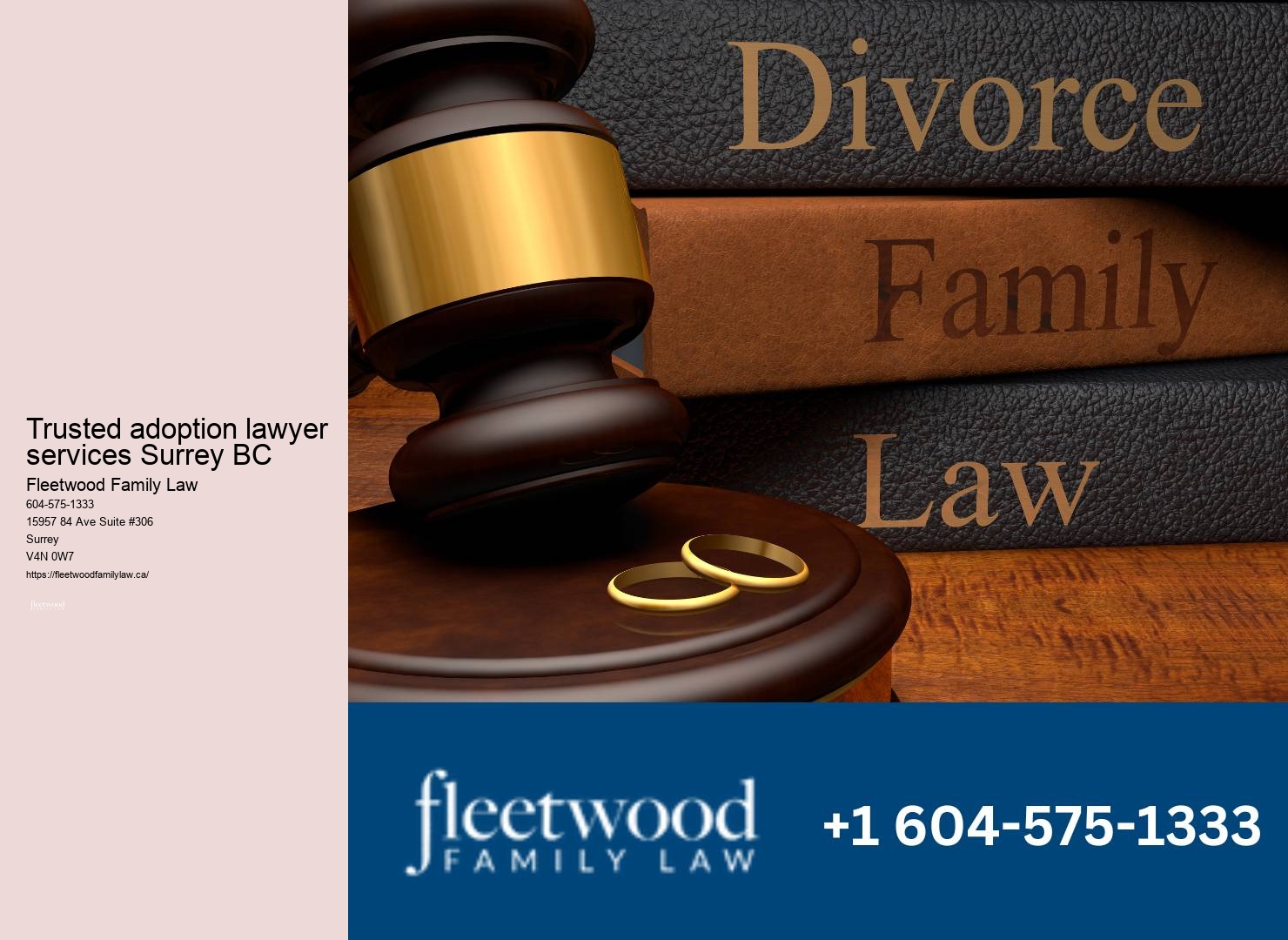 Family law legal aid services Trusted adoption lawyer services Surrey BC