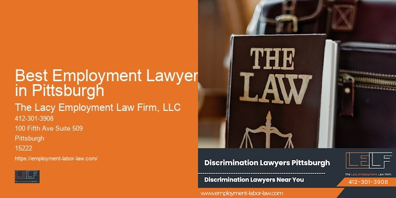 Best Employment Lawyers in Pittsburgh Legal Counsel for Employment Fairness