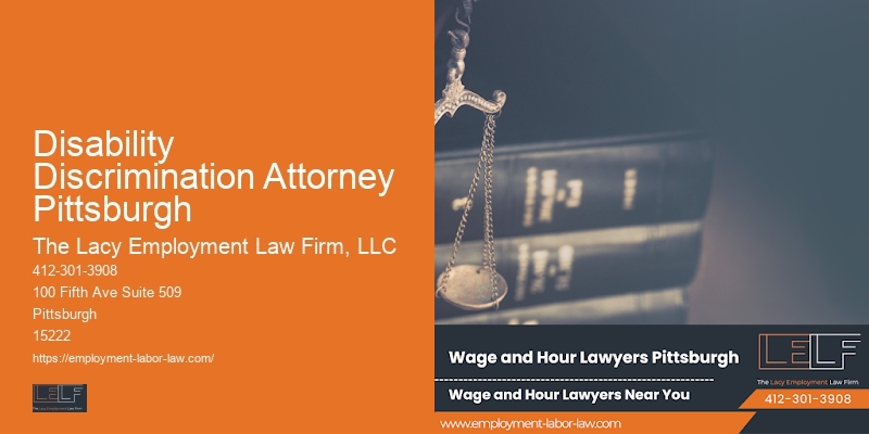 Disability Discrimination Attorney Pittsburgh severance agreement lawyer