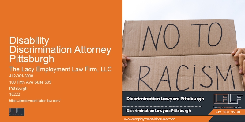 Disability Discrimination Attorney Pittsburgh workplace retaliation legal help