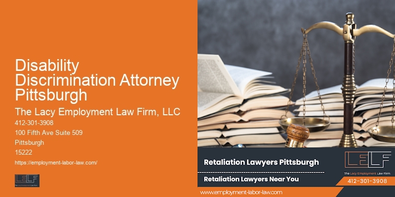 Advocate for Workplace Rights in Disability Discrimination Attorney Pittsburgh