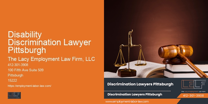 Legal Expert for Employment Compensation Issues in Disability Discrimination Lawyer Pittsburgh