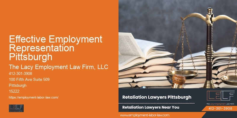 Best Effective Employment Representation Pittsburgh workplace harassment attorney