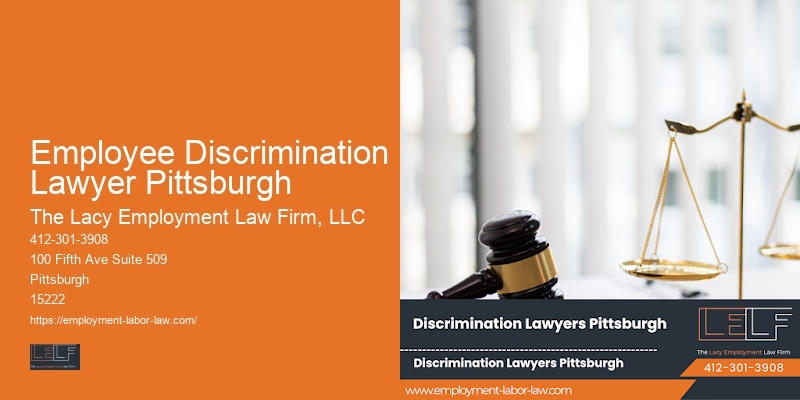 Wage and hour law expert Employee Discrimination Lawyer Pittsburgh
