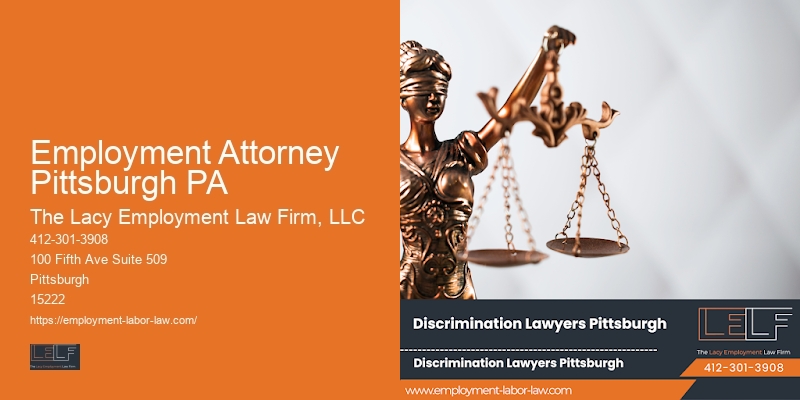 Employment discrimination lawyer Employment Attorney Pittsburgh PA