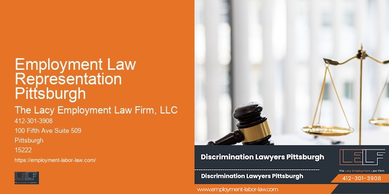 Workplace retaliation law firm Employment Law Representation Pittsburgh