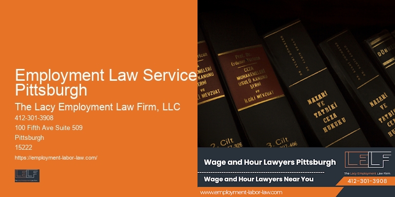 Employment Law Services Pittsburgh employment rights advocate